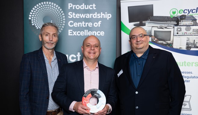 David Lynch, Nathan Radley and Chris Brown accepted the Award